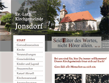 Tablet Screenshot of jonsdorf-kirche.de